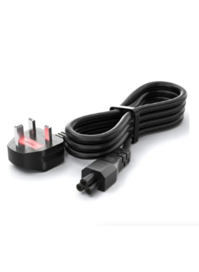 Laptop Power Cable 3 Pin Mains lead Power uk Plug for Laptop AC-Adapter Charger Acer Dell HP Compaq Toshiba Vaio Delta Asus Lenovo Electric Equipment 1.5m - Image 3